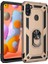 Samsung Galaxy M11 Uyumlu Kılıf Stand Yüzüklü Kapak Military Metal Solid Ring Case 1