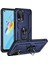 Oppo A54 4g Uyumlu Kılıf Stand Yüzüklü Kapak Military Metal Solid Ring Case 1