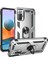 Xiaomi Redmi Note 10 Pro Uyumlu Kılıf Stand Yüzüklü Kapak Military Metal Solid Ring Case 1