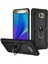 Samsung Galaxy Note 5 Uyumlu Kılıf Stand Yüzüklü Kapak Military Metal Solid Ring Case 1