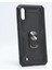 Samsung Galaxy M10 Uyumlu Kılıf Stand Yüzüklü Kapak Military Metal Solid Ring Case 1