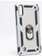 Samsung Galaxy M10 Uyumlu Kılıf Stand Yüzüklü Kapak Military Metal Solid Ring Case 1