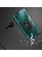 Huawei Y9 Prime 2019 Uyumlu Kılıf Standlı Yüzüklü Şeffaf Metal Ring Ultra Protective Case 5