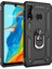 Huawei P30 Lite Uyumlu Kılıf Stand Yüzüklü Kapak Military Metal Solid Ring Case 1
