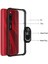 Xiaomi Redmi 8 Uyumlu Kılıf Standlı Yüzüklü Şeffaf Metal Ring Ultra Protective Case 2