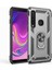 Samsung Galaxy A9 2018 Uyumlu Kılıf Stand Yüzüklü Kapak Military Metal Solid Ring Case 1