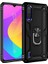 Xiaomi Mi A3 Uyumlu Kılıf Stand Yüzüklü Kapak Military Metal Solid Ring Case 1