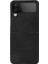 Samsung Galaxy Z Flip4 Siyah Için Iki Renkli Litchi Doku Kılıfı( Yurt dışından ) 3