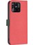 Xiaomi Redmi Için Çapraz Deri Kılıf 10C Kırmızı( Yurt dışından ) 4