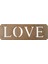Love Ahşap Kapı Süsü L-85 1