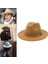 Düz Üst Fedora Şapkası Bej (Yurt Dışından) 5