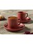 Elated Seramik 2'li Kahve Fıncan Takımı 105 ml Bordo 2