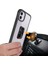 Apple iPhone 12 Uyumlu Kılıf Kapak Ipli Askılı, Metal Stand Yüzüklü Luxury Series Case 4