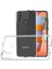 Samsung Galaxy M11 Uyumlu Kılıf Sert Şeffaf Güçlendirilmiş Kapak Transparent Hard Cover Case 1