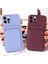 Apple iPhone 11 Uyumlu Kılıf Kartlık Cepli, Uzun Ömürlü, Mikrofiber Kadife Koleksiyonu 2