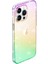 Apple iPhone 13 Pro Uyumlu Kılıf Orijinal Şeffaf Simli Pürüzsüz Yüzey Transparent Glitter Case 1