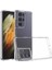 Samsung Galaxy S21 Ultra Uyumlu Kılıf Sert Şeffaf Güçlendirilmiş Kapak Transparent Hard Cover Case 2