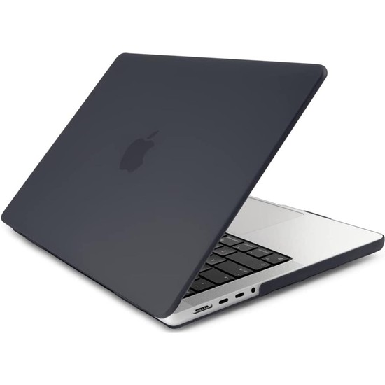Codegen Apple 14" Macbook Pro M1 A2442 Siyah Kılıf Koruyucu Kapak
