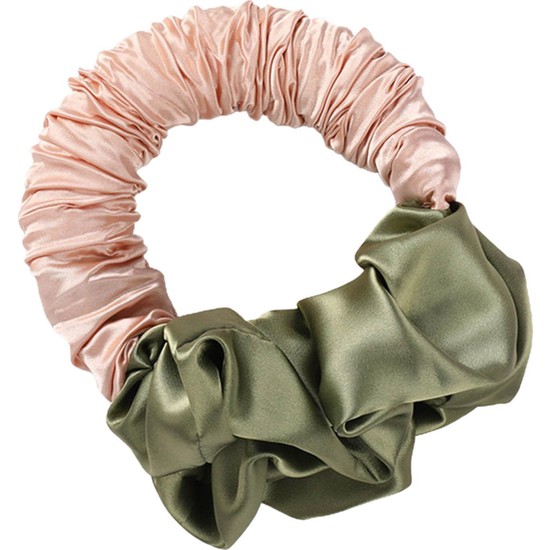Conveyy Isısız Saç Bigudi Toka - Yeşil / Pembe (Yurt Dışından)