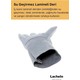 Lacheln Deluxe Serisi Yanmaz Isıya Dayanıklı Eldiven Kaynak Yangın Için Su Geçirmez Çok Amaçlı Deri Eldiven