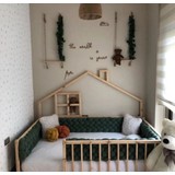 Baby Kinder Fancy Doğal Montessori Bebek ve Çocuk Karyolası
