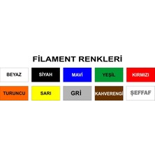 Robobloq 3D Kalem Yazıcı Için 10 Renk 30 Metre (10 x 3 Metre) Pla Filament