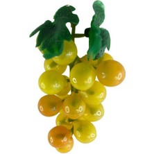 Nettenevime Yapay Meyve Yeşil Üzüm Küçük Boy Süs Dekoratif Sahte Meyve