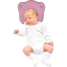 Sevi Bebe Düz Kafa Yastığı Kafa Şekillendirici Yastık ART-155 Gül Kurusu