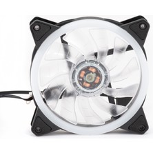 Unichrome ZR-100 1800Rpm Rainbow RGB Kasa Fanı 12 cm 0.3A Renkli Gökkuşağı Fanı