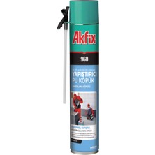 Akfix 960 Mantolama Köpüğü Yapıştırıcı Köpük Pipetli 850 gr