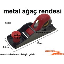 Yıldırım Nalbur Metal Küçük Ağaç Rendesi Marangoz Rendesi Düz Taban Large