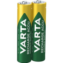 Varta 800MAH Aaa Şarjlı Ince Pil (2 Adet Pil) 800 Mah
