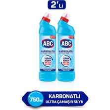 Abc karbonatlı Ultra Çamaşır Suyu 750 ml 2'li Paket