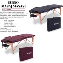 Busso Msgtable Busso Masaj Masası Bordo