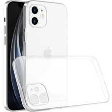 Canpay Apple iPhone 11 Uyumlu Kılıf Case, Apple Serisi Özel Üretim, Kamera Korumalı, Şeffaf Sade Tasarım