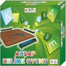 Zekice Ahşap Kelime Oyunu Scrable Kelime Türetme Oyunu