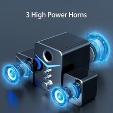 Xinhang USB Kablolu Moda Kombinasyon Hoparlör Bilgisayar Hoparlörler İçin Bas Stereo Müzik Çalar Subwoofer Ses Kutusu İçin Pc Telefonları | Bilgisayar Hoparlörleri (Siyah) (Yurt Dışından)