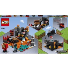 LEGO Minecraft® Nether Burcu 21185 - 8 Yaş ve Üzeri Çocuklar Için Patlayıcı Savaş Aksiyonlu Oyuncak Yapım Seti (300 Parça)