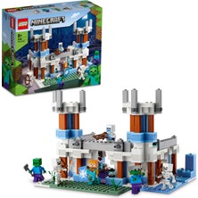 LEGO Minecraft® Buz Kalesi 21186 - 8 Yaş ve Üzeri Çocuklar Için Iskeletli Oyuncak Yapım Seti (499 Parça)