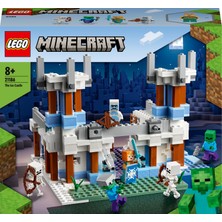 LEGO Minecraft® Buz Kalesi 21186 - 8 Yaş ve Üzeri Çocuklar Için Iskeletli Oyuncak Yapım Seti (499 Parça)