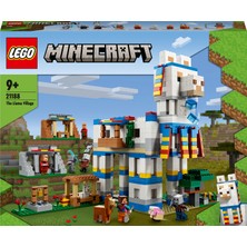 LEGO Minecraft® Lama Köyü 21188 - 9 Yaş ve Üzeri Çocuklar Için Hayvan ve Açılan Ev Içeren Oyuncak Yapım Seti (1252 Parça)