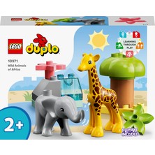 LEGO® Duplo® Vahşi Afrika Hayvanları 10971 - 2 Yaş ve Üzeri Çocuklar Için Safari Hayvanları Oyuncak Yapım Seti (10 Parça)