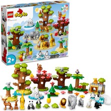 LEGO® DUPLO® Vahşi Dünya Hayvanları 10975 - 2 Yaş ve Üzeri Çocuklar Için Vahşi Hayvan Oyuncak Yapım Seti (142 Parça)