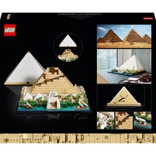 LEGO Architecture Mimari Simgeler Koleksiyonu: Keops Piramidi 21058 - Yetişkinler Için Koleksiyonluk Model Yapım Seti (1476 Parça)