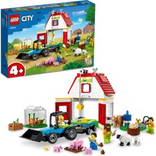 LEGO City Ahır ve Çiftlik Hayvanları 60346 - 4 Yaş ve Üzeri Çocuklar Için Özelliklerle Dolu Oyuncak Çiftlik Yapım Seti (230 Parça)