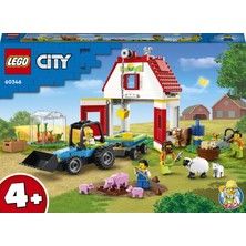 LEGO® City Ahır ve Çiftlik Hayvanları 60346 - 4 Yaş ve Üzeri Çocuklar Için Özelliklerle Dolu Oyuncak Çiftlik Yapım Seti (230 Parça)