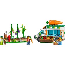 LEGO City Çiftçi Pazarı Minibüsü 60345 Yapım Seti; 5 Yaş ve Üzeri Çocuklar Için 3 Minifigürlü Mobil Çiftlik Manavı Oyuncak Yapım Seti (310 Parça)