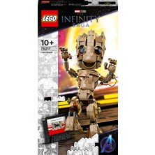 LEGO Marvel Ben Groot 76217 - 10 Yaş ve Üzeri Çocuklar Için Koleksiyonluk Bebek Groot Yapım ve Sergileme Modeli (476 Parça)