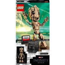 LEGO Marvel Ben Groot 76217 - 10 Yaş ve Üzeri Çocuklar Için Koleksiyonluk Bebek Groot Yapım ve Sergileme Modeli (476 Parça)