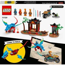 LEGO® Nınjago® Ninja Ejderha Tapınağı 71759 - 4 Yaş ve Üzeri Için Bir Ninja Rol Yapma Oyuncağı Içeren Oyuncak Yapım Seti (161 Parça)